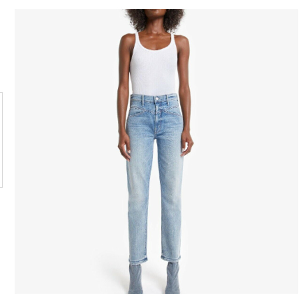 Mother Denim The Dazzler Yoke Front Ankle, Wild Calling Size 31